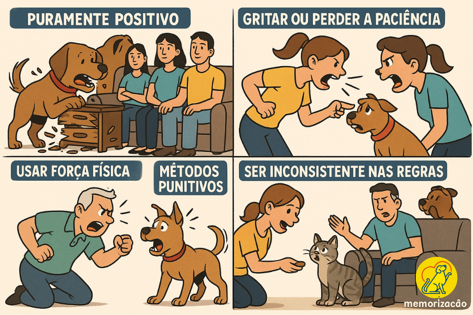 O que NÃO Fazer ao Tentar Ensinar um Cão em Casa?